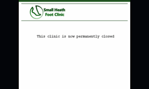 Smallheathfootclinic.co.uk thumbnail