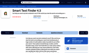 Smart-text-finder.software.informer.com thumbnail