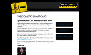 Smartcard.sportsmart.com.au thumbnail