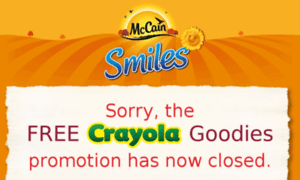 Smilescrayola.mccain.co.uk thumbnail