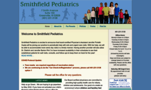 Smithfieldpediatrics.com thumbnail