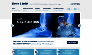 Smithfootsurgeon.com.au thumbnail