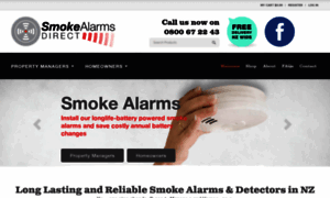 Smokealarmsdirect.co.nz thumbnail