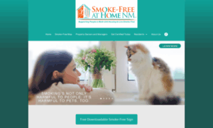 Smokefreeathomenm.org thumbnail