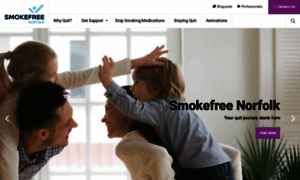 Smokefreenorfolk.nhs.uk thumbnail