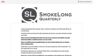 Smokelong.submittable.com thumbnail