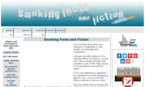 Smoking-facts-and-fiction.com thumbnail