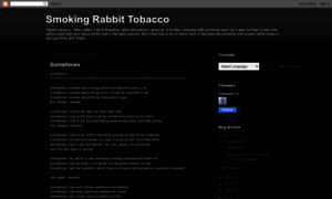Smokingrabbittobacco.blogspot.com thumbnail