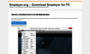 Smplayer.org thumbnail