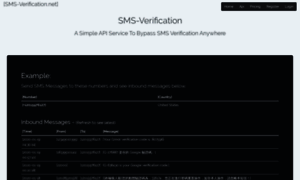 Sms-verification.net thumbnail