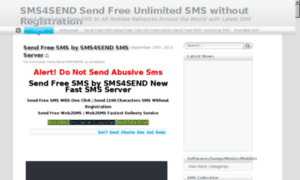 Sms4send.tk thumbnail