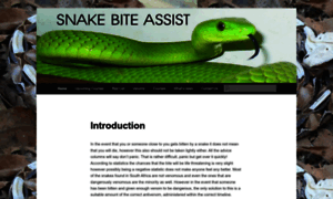 Snakebiteassist.co.za thumbnail