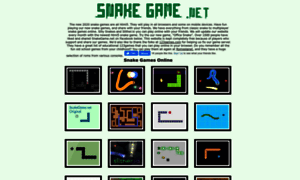 Snakegame.net thumbnail