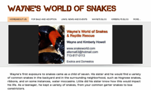 Snakeworld.com thumbnail
