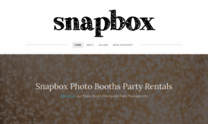 Snapboxbooths.com thumbnail