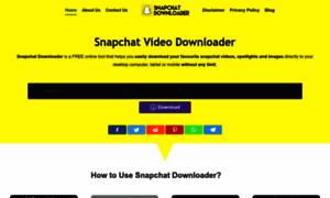 Snapchatdownloader.com thumbnail