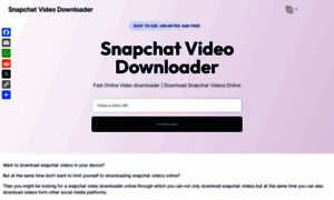 Snapchatvideodownloaderonline.com thumbnail