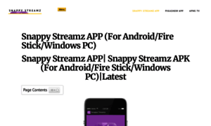 Snappystreamz-apk.com thumbnail