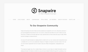 Snapwire.squarespace.com thumbnail