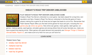 Sneaky-s-road-trip-denver.flashgamesplayer.com thumbnail