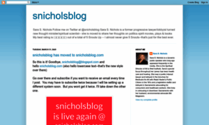 Snicholsblog.blogspot.com thumbnail