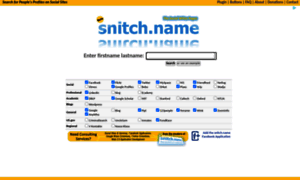 Snitch.name thumbnail