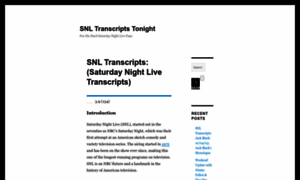 Snltranscripts.jt.org thumbnail
