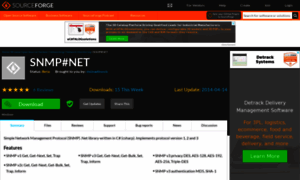 Snmpsharpnet.sourceforge.net thumbnail