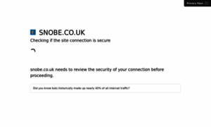 Snobe.co.uk thumbnail