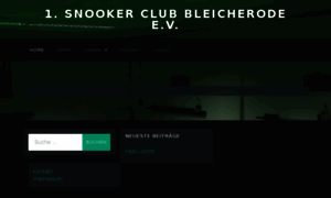 Snooker-bleicherode.de thumbnail