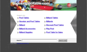 Snookerpooltable.com thumbnail