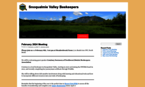 Snoqualmievalleybeekeepers.org thumbnail