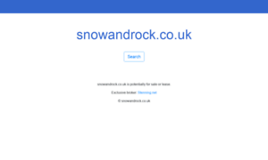 Snowandrock.co.uk thumbnail