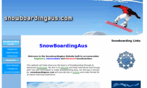 Snowboardingaus.com thumbnail