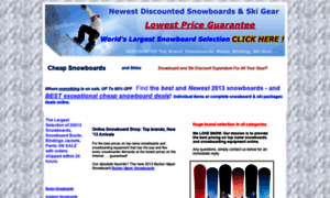 Snowboardsskis.com thumbnail