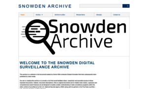 Snowdenarchive.cjfe.org thumbnail