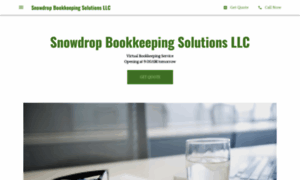 Snowdropbookkeepingsolutionsllc.business.site thumbnail