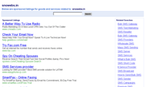 Snowebs.in thumbnail