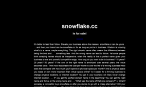 Snowflake.cc thumbnail
