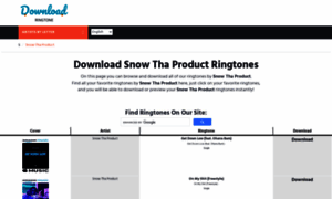 Snowthaproduct.download-ringtone.com thumbnail