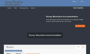 Snowymountainsaccommodation.com.au thumbnail