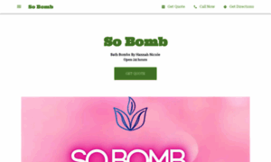 So-bomb-bath-bombs.business.site thumbnail