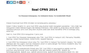 Soalcpns2014.net thumbnail