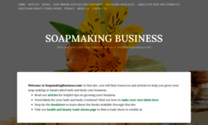 Soapmakingbusiness.com thumbnail