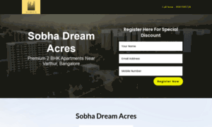 Sobhadreamacres.co thumbnail