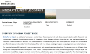 Sobhaforestedge.org.in thumbnail