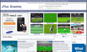 Soccer-games.shegame.com thumbnail