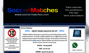 Soccer-matches.com thumbnail