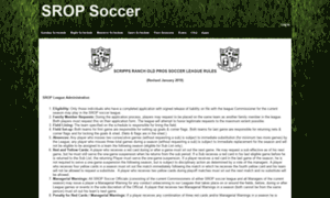 Soccer.srop.org thumbnail