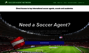 Socceragentnetwork.com thumbnail